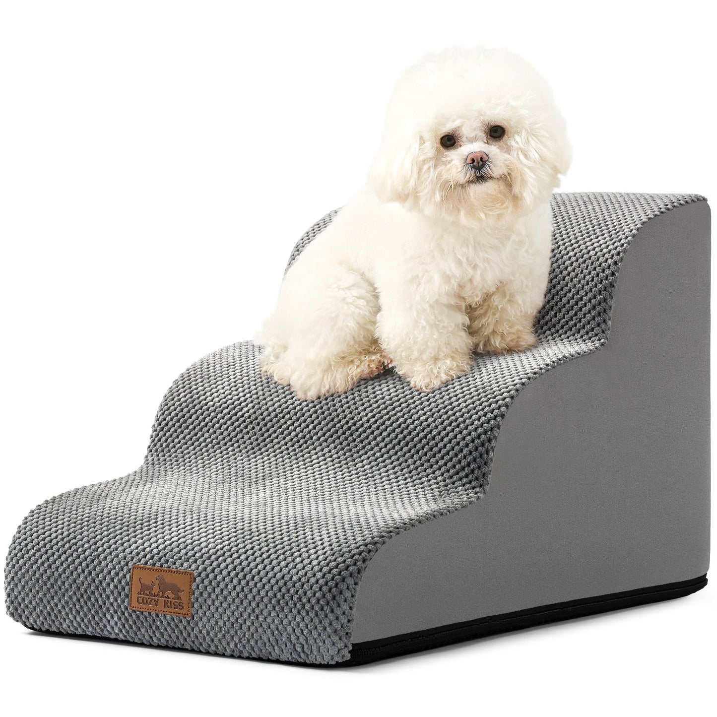 3 Step Curved Joint Protection Foam Pet Stairs