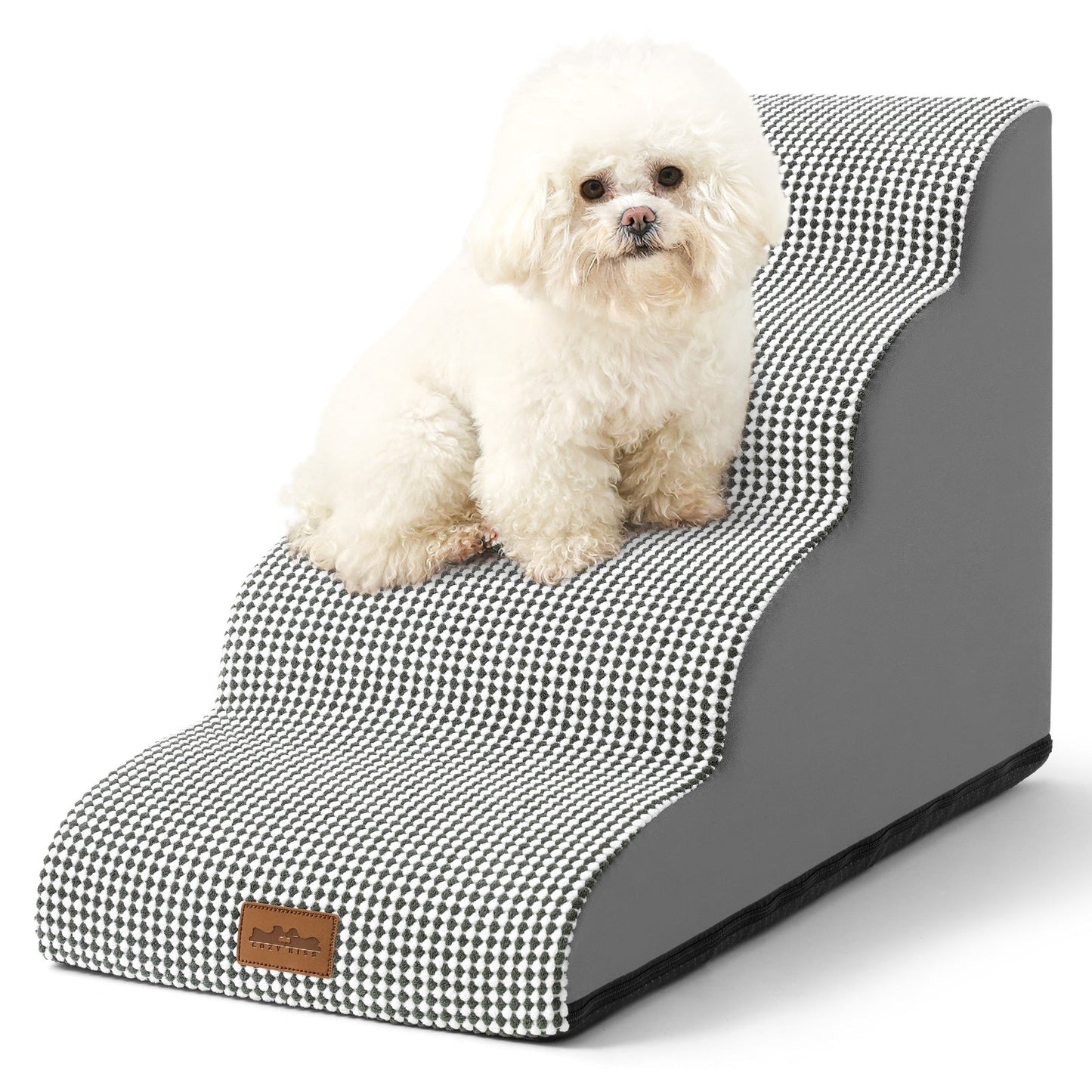 4 Step Curved Joint Protection Foam Pet Stairs