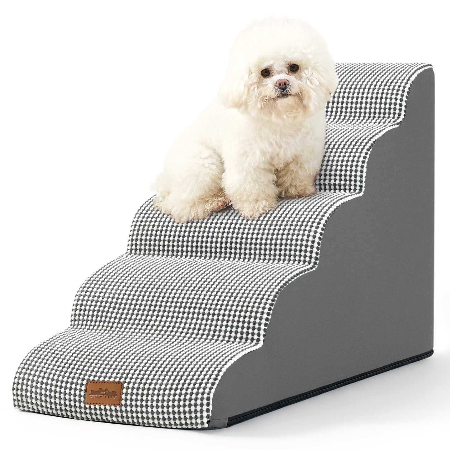5 Step Curved Joint Protection Foam Pet Stairs