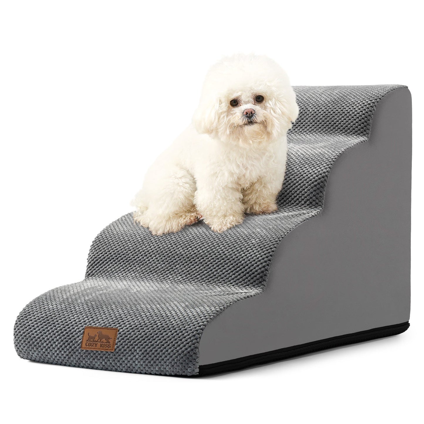 4 Step Curved Joint Protection Foam Pet Stairs