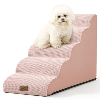 5 Step Curved Joint Protection Foam Pet Stairs