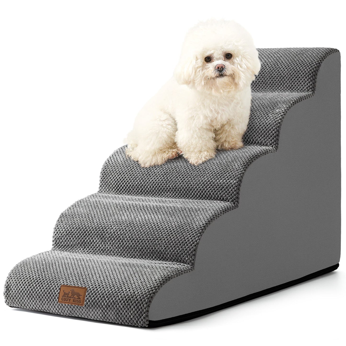5 Step Curved Joint Protection Foam Pet Stairs
