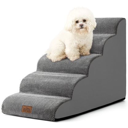 5 Step Curved Joint Protection Foam Pet Stairs
