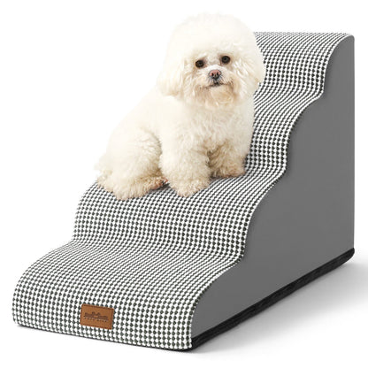 4 Step Curved Joint Protection Foam Pet Stairs