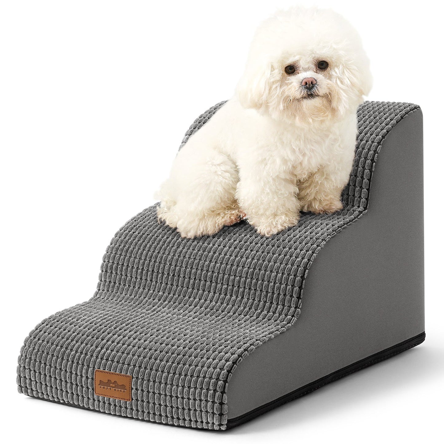 3 Step Curved Joint Protection Foam Pet Stairs