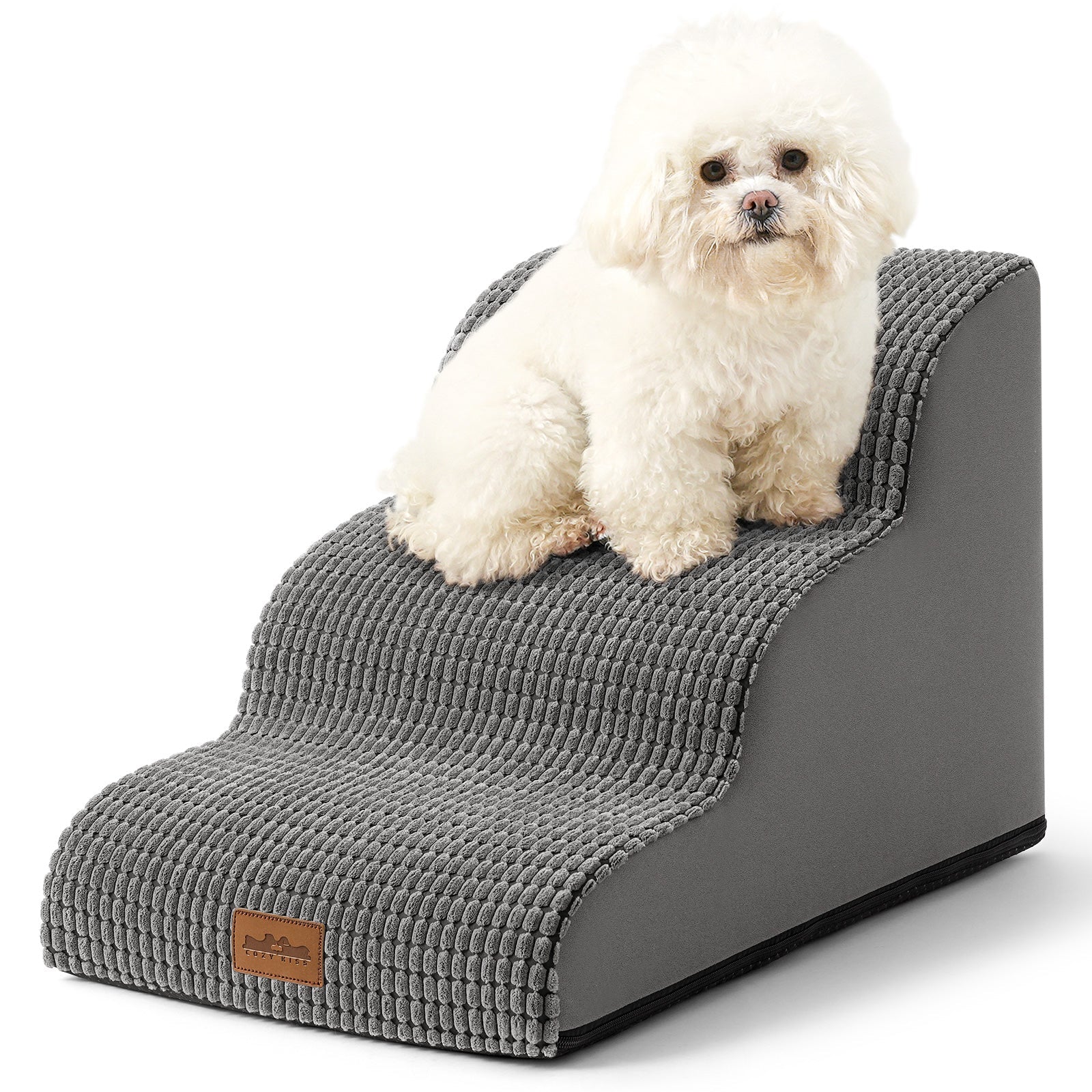 3 Step Curved Joint Protection Foam Pet Stairs