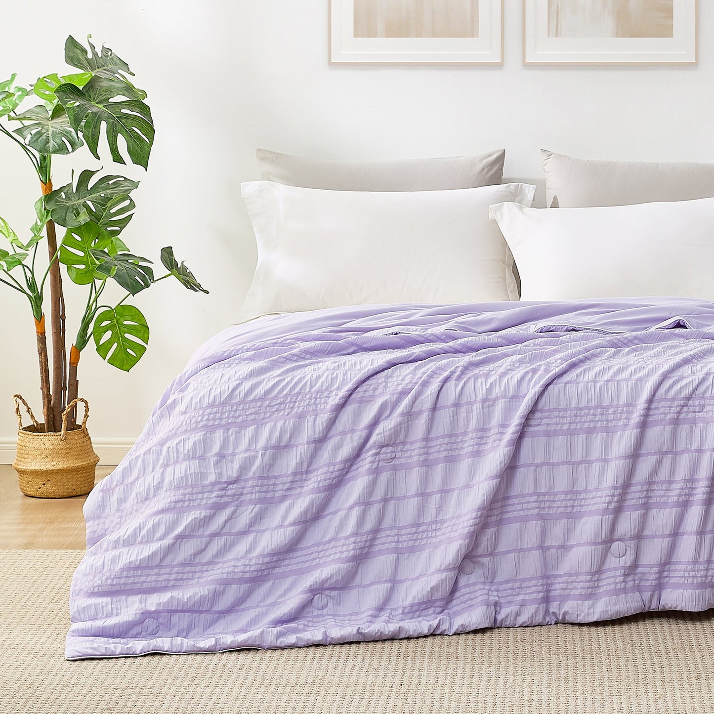 Seersucker Cooling Comforter