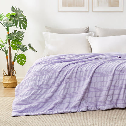 Seersucker Cooling Comforter
