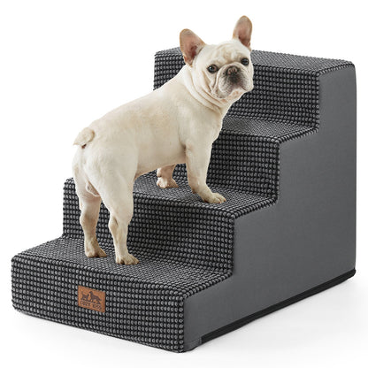 4 Step Right-Angle Arthritis Prevention Foam Pet Stairs
