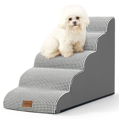 5 Step Curved Joint Protection Foam Pet Stairs