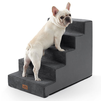 5 Step Right-Angle Arthritis Prevention Foam Pet Stairs