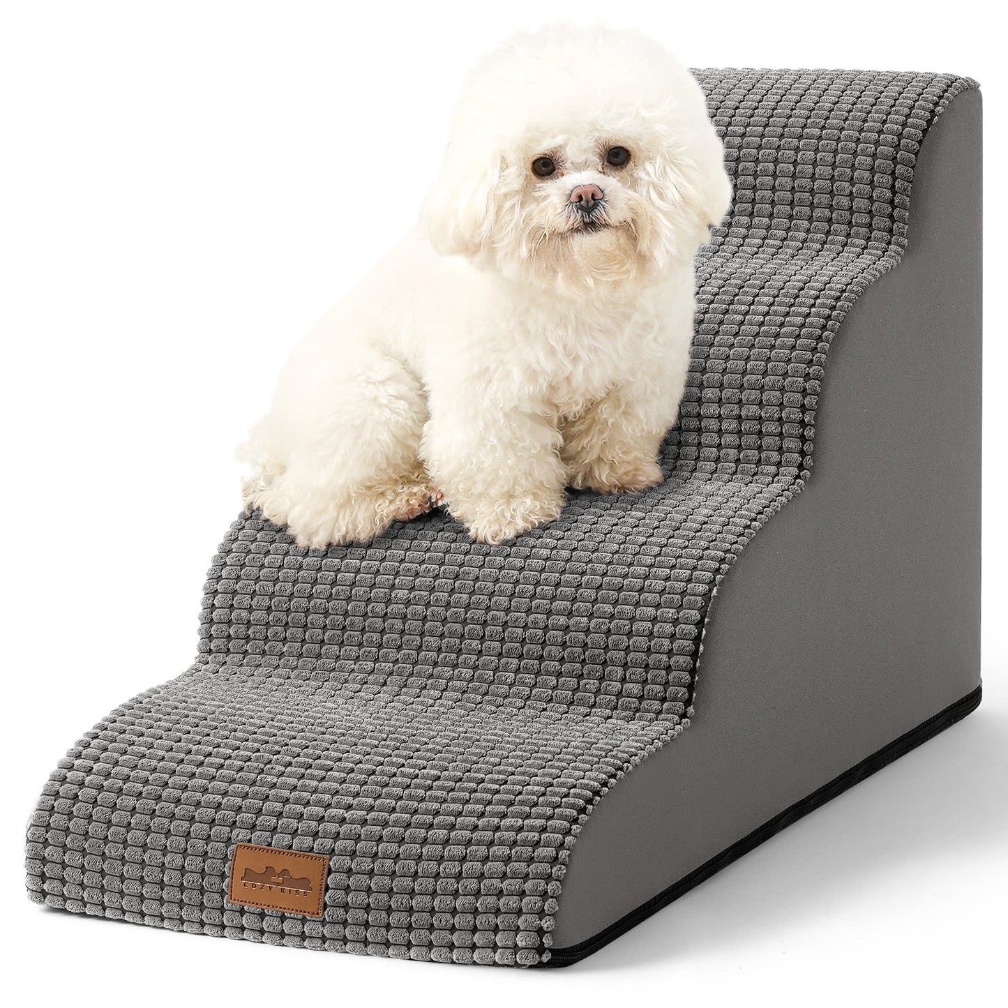 4 Step Curved Joint Protection Foam Pet Stairs
