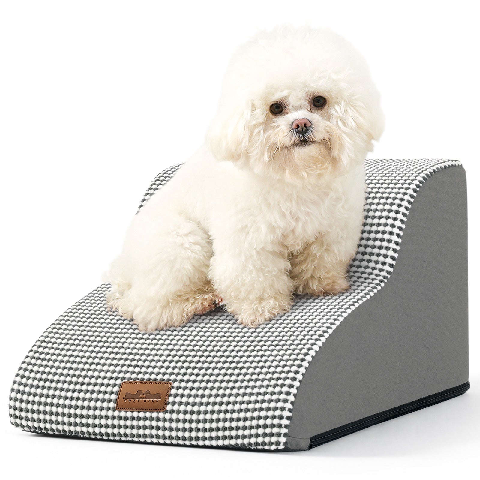 2 Step Curved Joint Protection Foam Pet Stairs