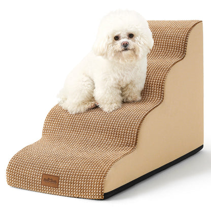 4 Step Curved Joint Protection Foam Pet Stairs