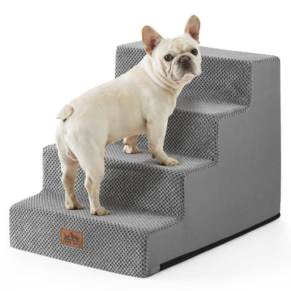 4 Step Right-Angle Arthritis Prevention Foam Pet Stairs