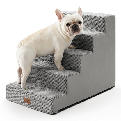 5 Step Right-Angle Arthritis Prevention Foam Pet Stairs