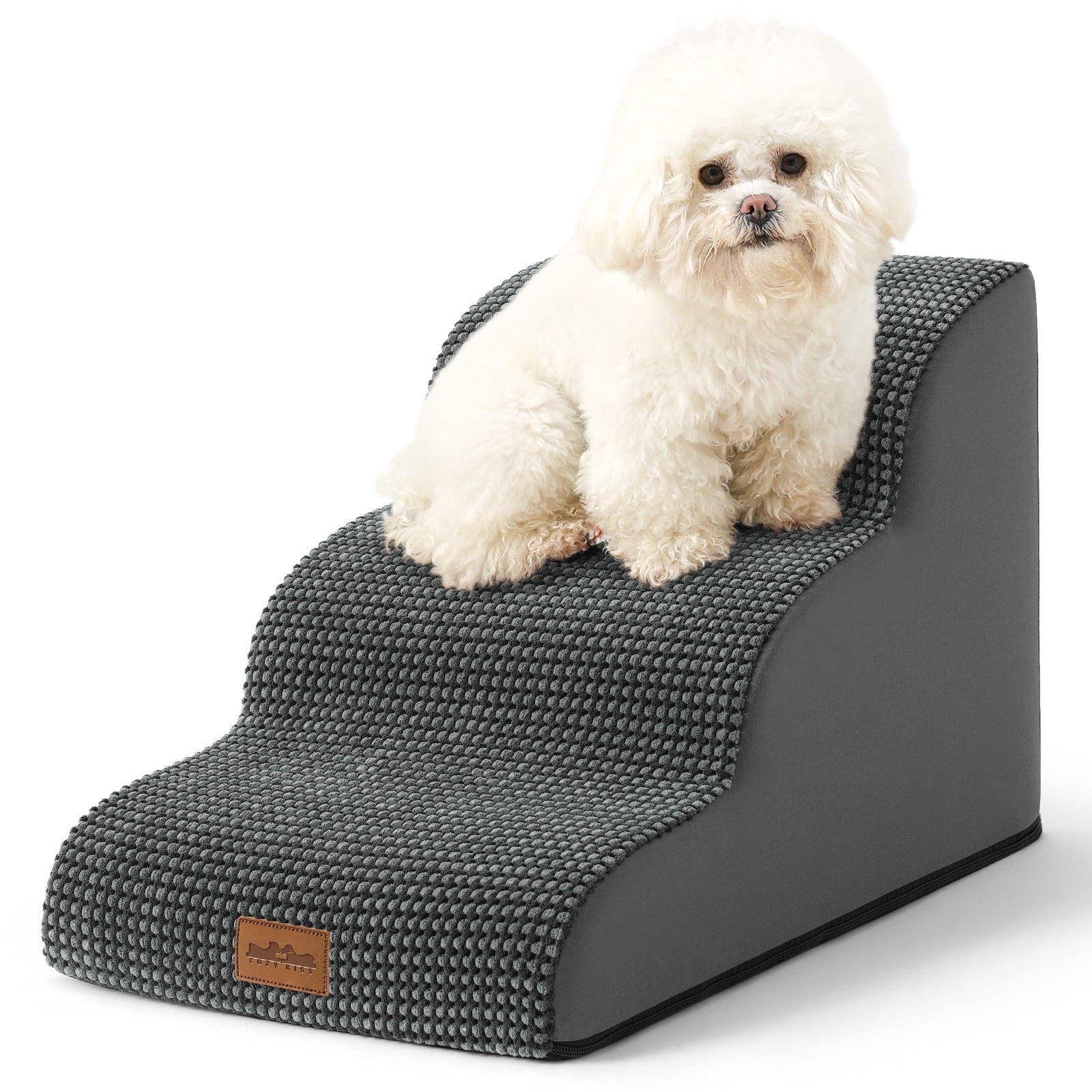 3 Step Curved Joint Protection Foam Pet Stairs