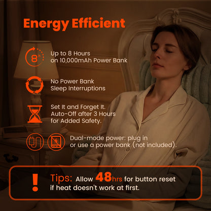 Energy-efficient electric reading pillow features displayed on screen#color_Dark Grey