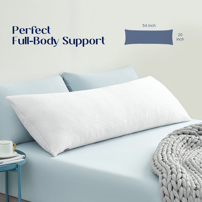 Size display of cooling body pillow.#color_Off White