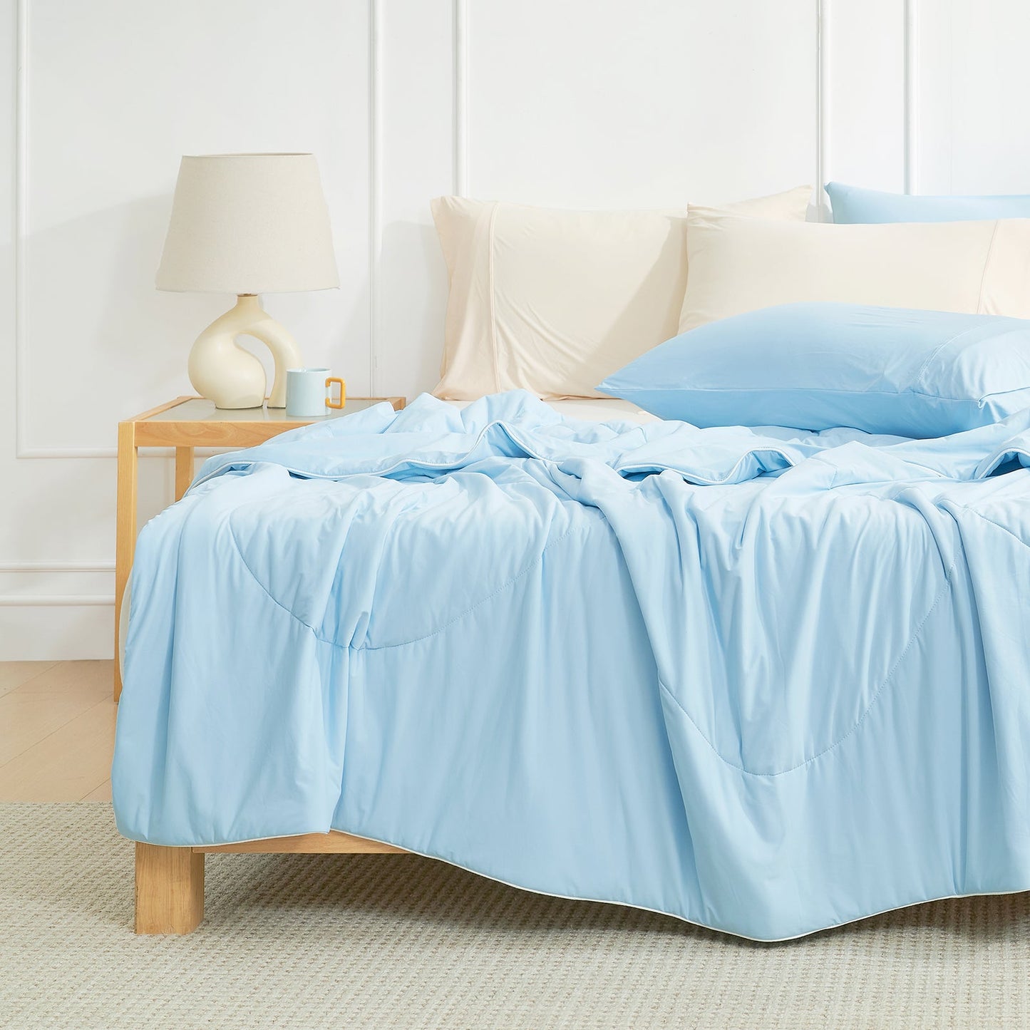 Cloud-Like Extra Cooling Comforter - Charcoal Grey