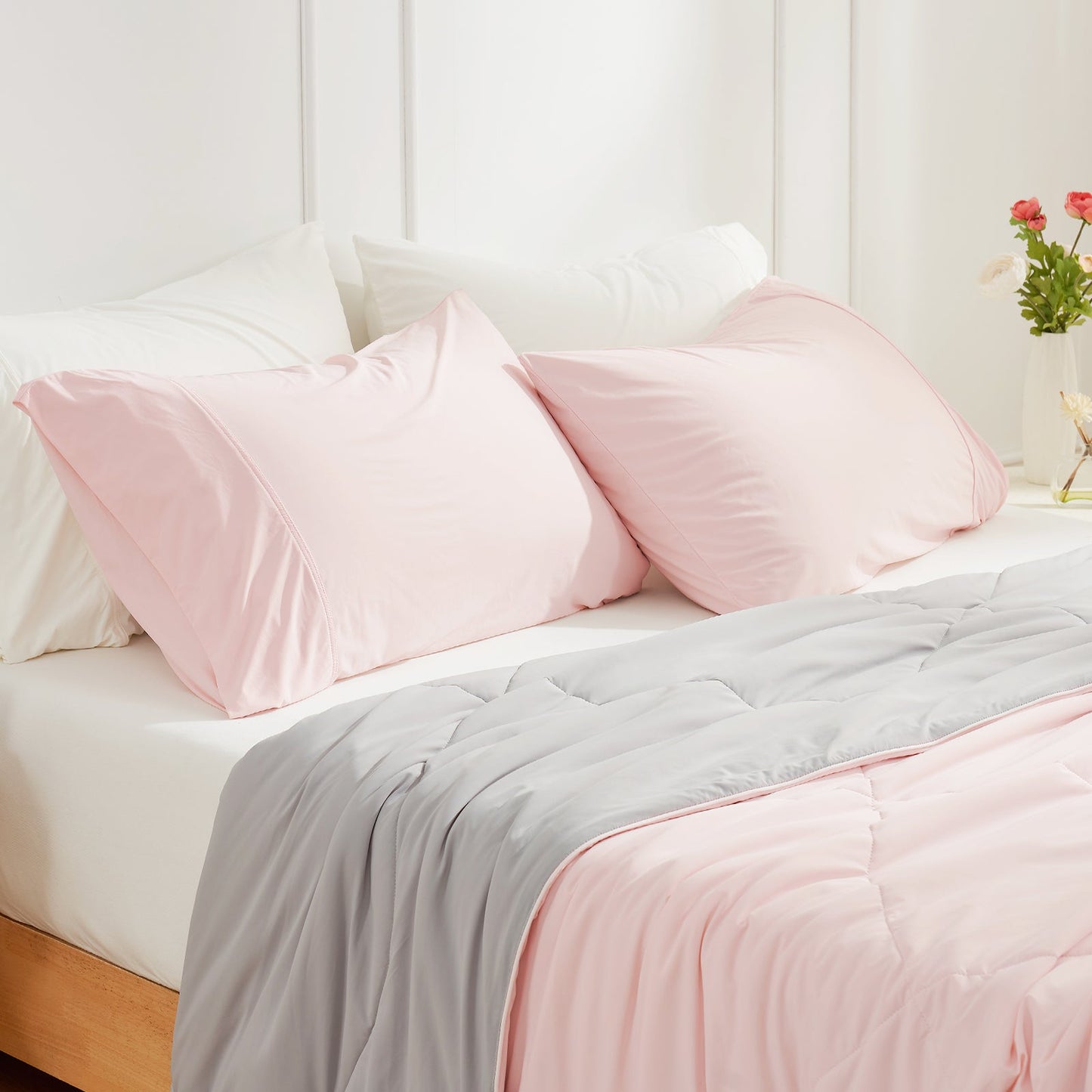 Cooling Pillowcases (2-Pack) - Dark Grey