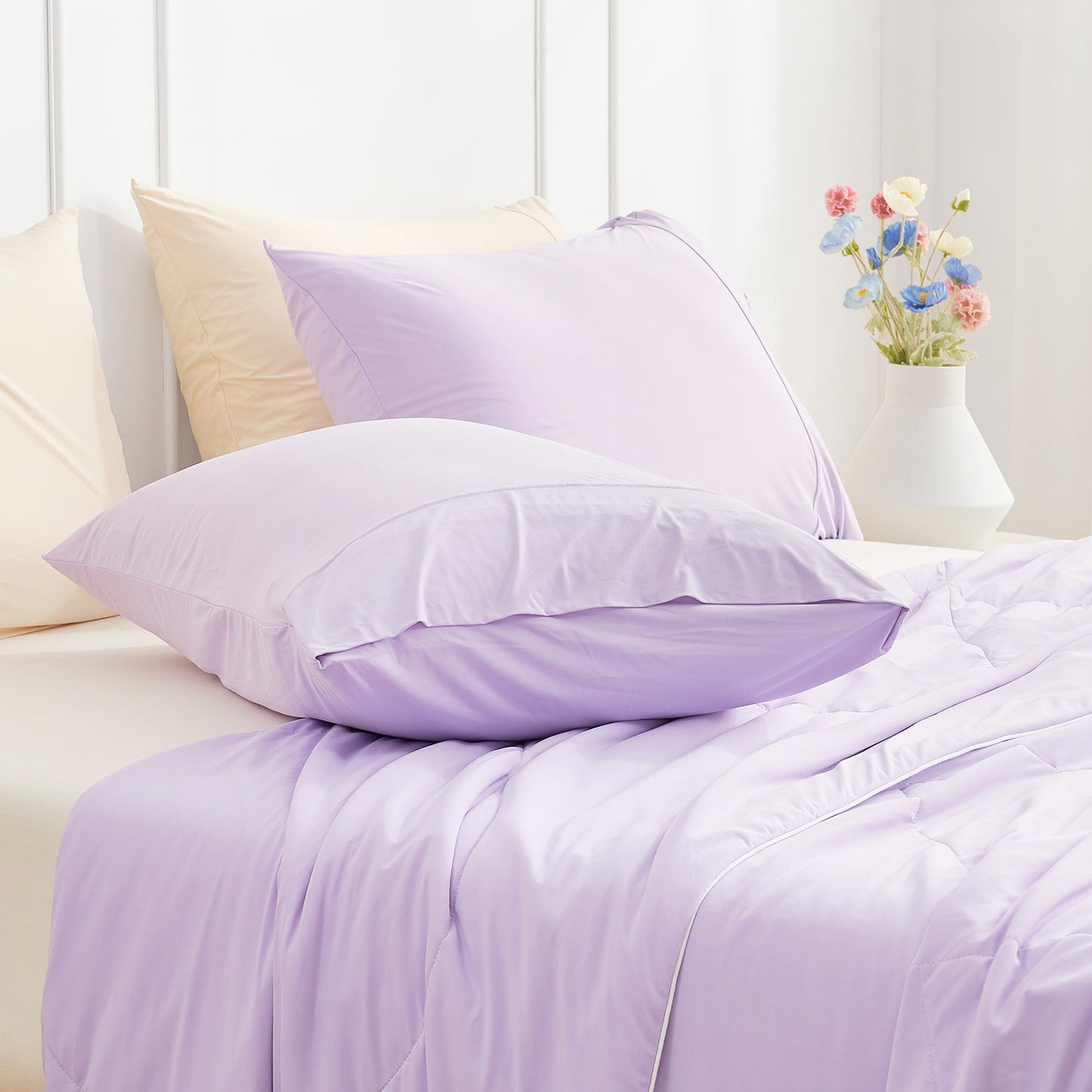Cooling Pillowcases (2-Pack) - Navy Blue